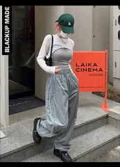ブラックアップ MADE / オーシャニング クロップド レイヤード ニット（アイボリー）