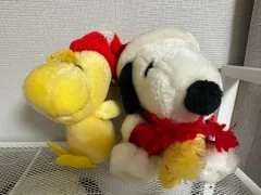 【送料無料】SNOOPY ウッドストック 冬 ぬいぐるみ