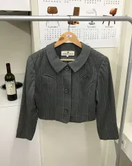 BALMAIN チェック クロップド ジャケットのサムネイル