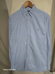 POLO RALPH LAUREN ポロラルフローレン ギンガムチェック オックスフォード シャツ M (正規品)