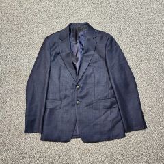 カシミヤ混】アルチザン テーラードジャケット 13号 XL ネイビー 美品 