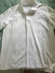 ユニクロ 白 半袖 ポロTシャツ