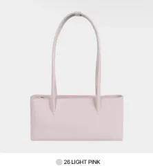 シューペン バゲット ショルダーバッグ ライトピンク