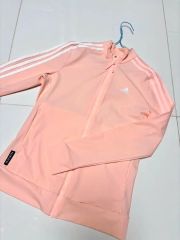adidas ピンク ジップアップ ジャージ - メルカリ