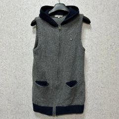 Loro Piana フード付きジレ グレー 38 - メルカリ