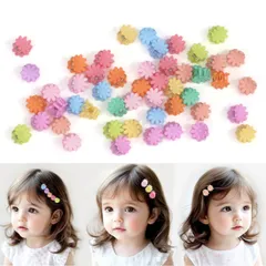 【人気商品】ミニ ヘアクリップ 花 50個セット キッズ ベビー ヘアピン くすみカラー かわいい おしゃれ 髪留め 髪飾り 子供用 子ども レディース こども 子供 幼稚園 保育園 ヘアアクセサリー 大人用 ガールズ 女の子 卒園式 入園式 卒業式 入学式