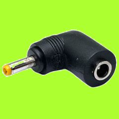 外径4.7/内径1.7mm(メス)-外径4.0/内径1.7mm(オス) なかなか見つからない希少品です DC形状変換 L字型アダプタ CNCTWO(コネクトツー) ファン付き作業服バートルやシンメンで利用できますC247174017Lr KB⑩