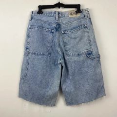 ☆新品/ドイツ輸入品/ZARA/ウォッシュ転写プリントバギーデニム/31