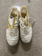 NIKE サッカースパイク ZOOM AIR ゴールド R 10 値下げ交渉○ - メルカリ