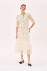 ponu様専用】Evros Quilting Skirt THE TOÉ - メルカリ
