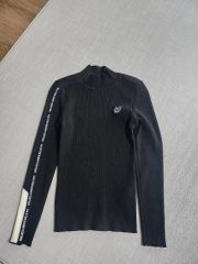 新品 マスターバニー ニット カシミヤ モックネック ホワイト Mサイズ