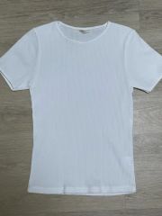 ブルーレーベル リブ編みホワイト半袖Tシャツ - メルカリ
