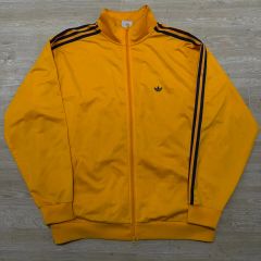 アディダス 90s 万国旗タグ オールド トラックジャケット イエロー