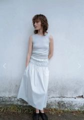 humoresque ユーモレスク シルクギャザースカート 美品 - メルカリ