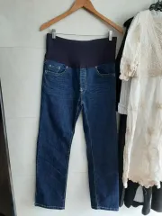 新) マタニティ デニム ズボン S M