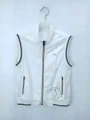 FILA レディース ジップアップベスト BEST 100 L ほぼ新品 (95-100)のサムネイル