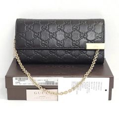 未使用品 GUCCI GGエンブレム 長財布 815922 ブラック 40 | Mercari