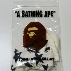 A BATHING APE® 靴下 スター 白