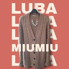 miumiu テクニカル ヤーン ジップアップ カーディガン ジャケット 36