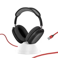 【新品】 AirPods Max用ベースヘッドフォンスタンド、マグネット式充電ヘッドフォンスタンド、ヘッドセットホルダーステーション、充電シェルフ、AirPods Max用ベースチャージャードックヘッドセット (white) 0