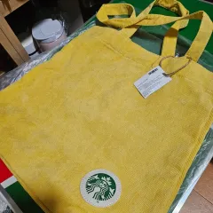 タイ Starbucks コーデュロイ エコバッグのサムネイル