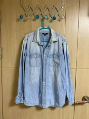 UNIQLO ユニクロ シャンブレーシャツ Lサイズ