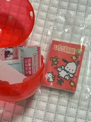 (新品)バンダイ サンリオキャラクターズ いちご新聞 ミニノート ガチャ (ポチャッコ)