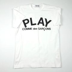 6.18コムデギャルソン プレイ Tシャツ 白 L AD2003 レア - メルカリ