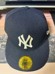 ヤン・ホンウォン(YANG HONGWON)着用) NEW ERA ニューエラ 59FIFTY ニューヨーク・ヤンキース ネイビー ベースボールキャップ