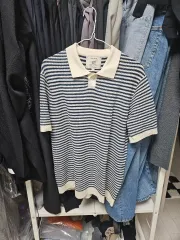 ヘンリーコットンズ 半袖 ニット カラーTシャツのサムネイル