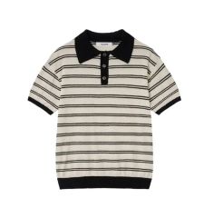 WILLY CHAVARRIA X ZARAストライプニットポロシャツ 新品 M - メルカリ