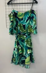 (送料無料)FOREVER21 夏 オフショルダー ONE PIECE 未使用 新品 S