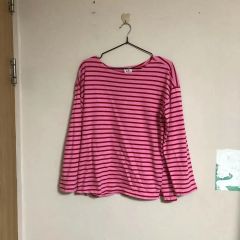 90s archive ボーダーロンT カットソー ピンク コムデギャルソン
