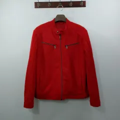 ZARA ザラ メンズ レッド 秋冬用 長袖 ジャケット アウター