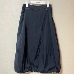 美品・ENFOLDエンフォルド・サテンFUNNYSKIRTアシンメトリスカート