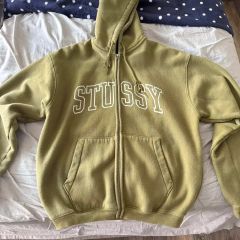 24ss stussy sport ジップパーカー ブラウン size M - メルカリ