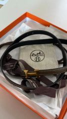 エルメス ベルト H エトゥープ 黒 13mm 75 RG金具 W刻印 新品 - メルカリ
