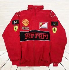 フェラーリ レーシングジャケット ブルゾン キルティング ワッペン