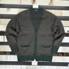 90s ポロラルフローレン メリノ ウール カーディガン