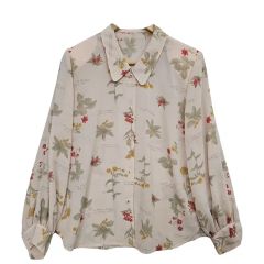 &ellecy アンドエルシー 花と香水 ブラウス ロイスクレヨン 花柄