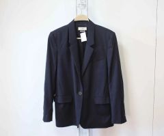 ザラ ZARA 新品☆テーラードジャケット XL シングル 大きい a4511B 