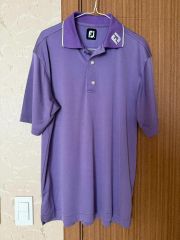 入手困難・完売品】ONOFF オノフ ゴルフ ポロシャツ 半袖 紫 Lサイズ 