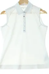 W(L) NIKE ナイキ 半袖 KARA（カラ） キー Tシャツ ゴルフ ノースリーブ 白 -14431のサムネイル