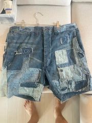 kapitalパッチワーク デニム ショートパンツ ハーフパンツ - メルカリ