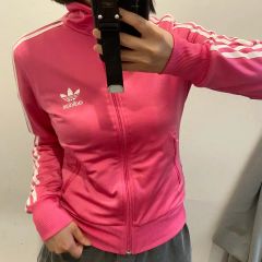 adidas ピンクジャージ 2XL （ベロア）※値下げ可能 - メルカリ