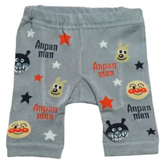 新品 [バンダイ] 2026年 夏物 アンパンマン バイキンマン ニット ３分丈パンツ Anpanman サックス◇b90-95cm