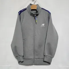 ニューバランス グレー トレーナー ジップアップ ジャージ ジャケット キッズ 130 0918