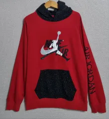 実寸 M (66) NIKE ジョーダン レッド フーディーのサムネイル