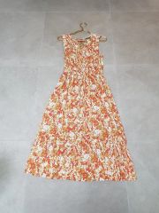 週末セール！ルルウィルビー シャドーフラワーティアードワンピース 花