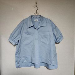 美品☆近年モデル マーガレットハウエル ビッグカラーブラウス